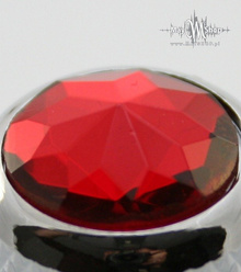 Gałka Q-parts Crystal Red