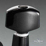 Stroik gitarowy M6 Mini Top Mount - Czarny - komplet 6 kluczy w układzie 3+3