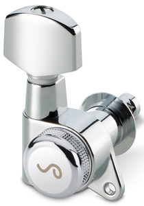 Stroik gitarowy M6 2000 Locking Mount - Chrom - komplet 6 kluczy w układzie 3+3