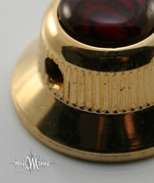 Gałka Q-parts Ufo Red Abalone