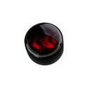 Gałka Q-parts Dome Red Abalone