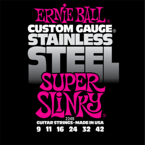 Struny Ernie Ball STAINLESS STEEL SUPER SLINKY - .009 - .042