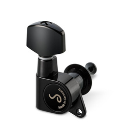 Stroik gitarowy M6 - Czarny - komplet 6 kluczy w układzie 6L