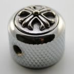 Gałka Q-parts Dome Metal 3D Cross