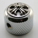 Gałka Q-parts Dome Metal 3D Cross