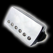 Humbucker Bare Knuckle Geoff Whitehorn Crawler 6 - Chromowana puszka, neck