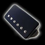 Humbucker Bare Knuckle Emerald 6 - Czarna puszka, bridge