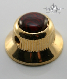 Gałka Q-parts Ufo Red Abalone