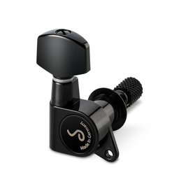 Stroik gitarowy M6 Locking Topmount - Czarny - komplet 6 kluczy w układzie 6L