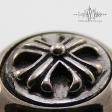 Gałka Q-parts Dome Metal 3D Cross