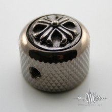 Gałka Q-parts Dome Metal 3D Cross